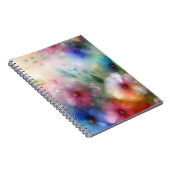 Carnet Fleurs Abstraites dans le Style Aquarelle (Côté Droit)