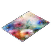 Carnet Fleurs Abstraites dans le Style Aquarelle (Côté gauche)