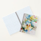 Carnet Fleurs Abstraites d'aquarelle (Intérieur)