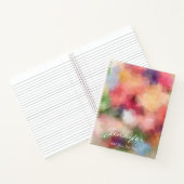 Carnet Fleurs Abstraites élégantes Modèle floral moderne (Intérieur)