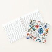 Carnet Fleurs aquarellées (Intérieur)