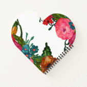 Carnet Fleurs aquarelles | Choos Joy Floral (Dos)