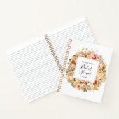 Carnet Fleurs aquarelles élégantes  (Intérieur)