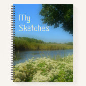 Carnet Fleurs Au Bord De La Rivière (Devant)