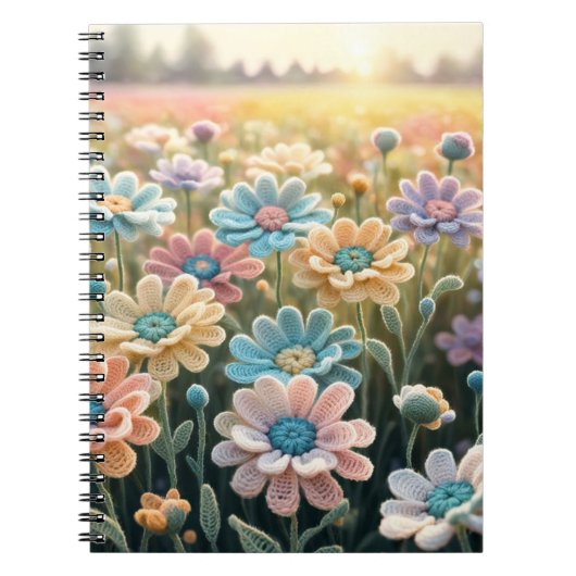 Carnet Fleurs au crochet (Devant)
