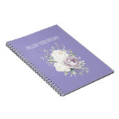 Carnet Fleurs Blanches de Lavande Rêves (Côté Droit)