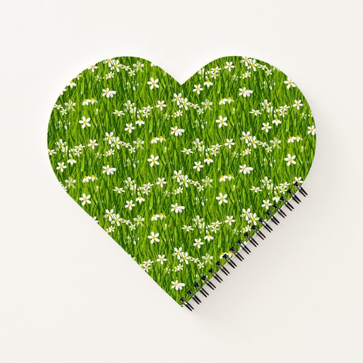 Carnet Fleurs blanches Monogrammes et Feuilles Plantes (Dos)