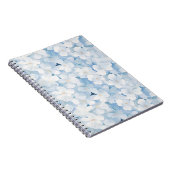 Carnet Fleurs Bleu Blanc de Santorin (Côté Droit)