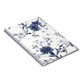 Carnet Fleurs bleues (Côté Droit)