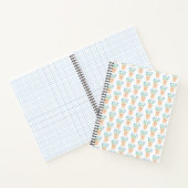 Carnet Fleurs bleues dans des pots tissés (Intérieur)