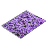 Carnet Fleurs bleues de coussin (Côté gauche)