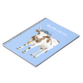 Carnet Fleurs Bleues de Vache (Côté gauche)
