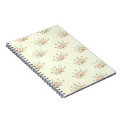 Carnet Fleurs Bleues, Fleurs Rouges, Motif De Fleurs (Côté Droit)