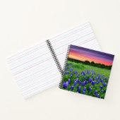 Carnet Fleurs | Bluebonnets à Sunset Texas (Intérieur)