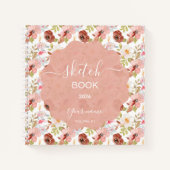 Carnet Fleurs Bohèmes Terroses (Devant)