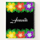 Carnet Fleurs botaniques tropicales (Dos)