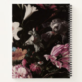 Carnet Fleurs botaniques vintages Composition personnalis (Dos)