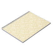 Carnet Fleurs Bruissantes Neutres - Blé Doré (Côté gauche)
