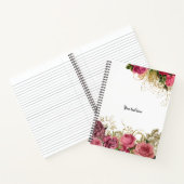 Carnet Fleurs Chic Glam Modernes (Intérieur)