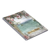 Carnet Fleurs Chic Océan Dentelle (Côté Droit)
