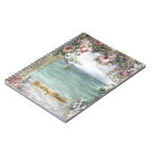 Carnet Fleurs Chic Océan Dentelle (Côté gauche)