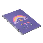 Carnet Fleurs Cloud Arc-en-ciel (Côté Droit)
