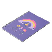 Carnet Fleurs Cloud Arc-en-ciel (Côté gauche)