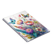 Carnet Fleurs, cœurs et papillons (Côté Droit)