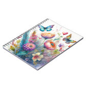 Carnet Fleurs, cœurs et papillons (Côté gauche)