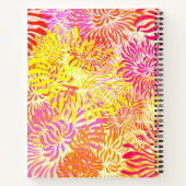 Carnet Fleurs colorées (Dos)