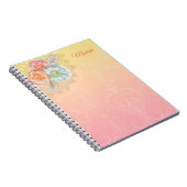 Carnet Fleurs colorées (Côté Droit)