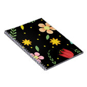 Carnet Fleurs colorées Aquarelle mignonne (Côté Droit)