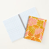 Carnet Fleurs colorées rétro (Intérieur)