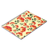 Carnet Fleurs colorées sans couture motif (Côté gauche)