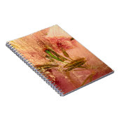 Carnet Fleurs congelées et feuilles. Les fleurs dans le b (Côté Droit)