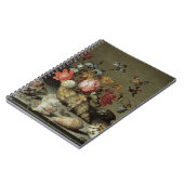 Carnet Fleurs, coquilles et insectes Balthasar van der As (Côté gauche)