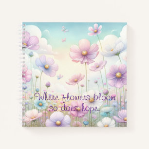 Carnet Fleurs Cosmos et devis