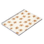 Carnet Fleurs crème (Côté gauche)