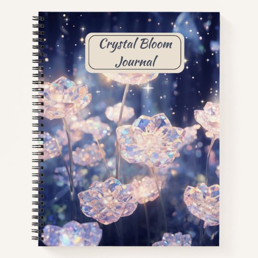 Carnet Fleurs cristallisées (Devant)