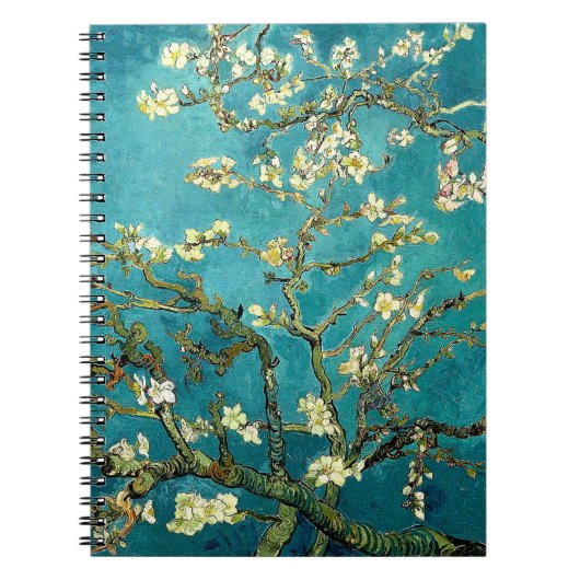Carnet Fleurs d'amandier de Van Gogh Impressionnisme clas (Devant)