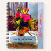 Carnet Fleurs d'amour PM0001 (Devant)