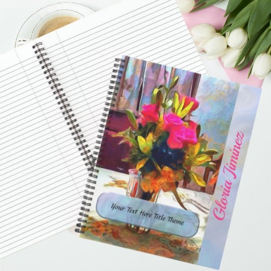 Carnet Fleurs d'amour PM0001