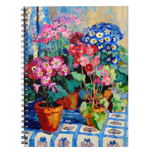 Carnet Fleurs dans les pots de Konstantin Gorbatov (Devant)