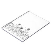 Carnet Fleurs dansantes sur une prairie d'été (Côté gauche)