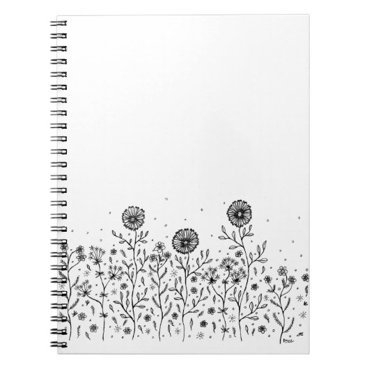 Carnet Fleurs dansantes sur une prairie d'été (Devant)