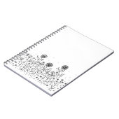 Carnet Fleurs dansantes sur une prairie d'été (Côté gauche)