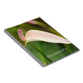 Carnet Fleurs d'anthurium rose Kauai (Côté Droit)