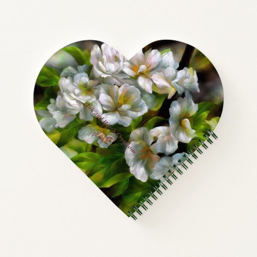 Carnet Fleurs d'Apple (Dos)