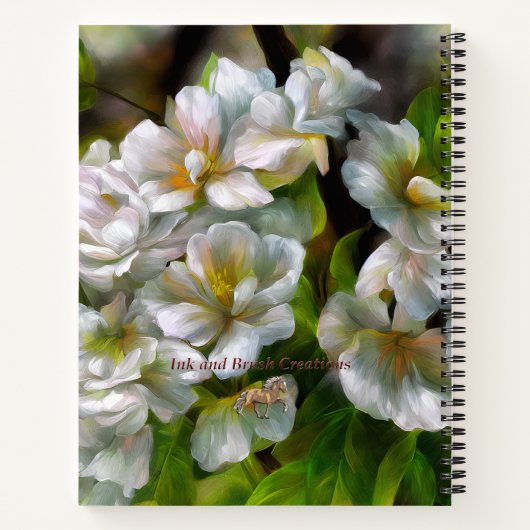 Carnet Fleurs d'Apple (Dos)