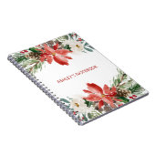 Carnet Fleurs D'Aquarelle Et Pinecone (Côté Droit)